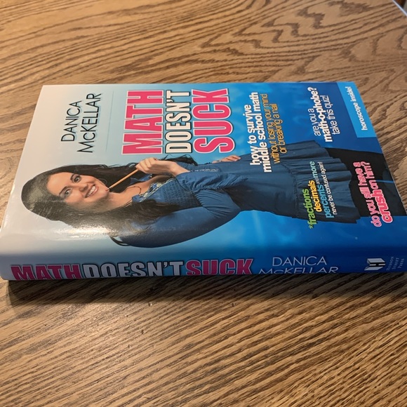 “Math Doesn’t Suck” Hardback Book - Assist Middle & Jr High School Students! - Picture 2 of 11